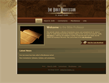 Tablet Screenshot of bibleprofessor.com
